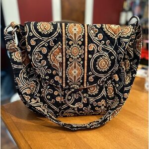 Vera Bradley Caffee Latte quilted floral fabric - EUC